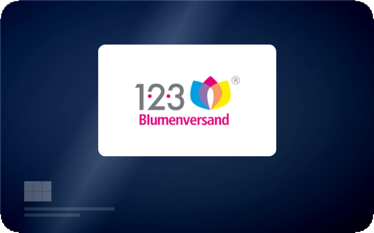 123 Blumenversand gift card