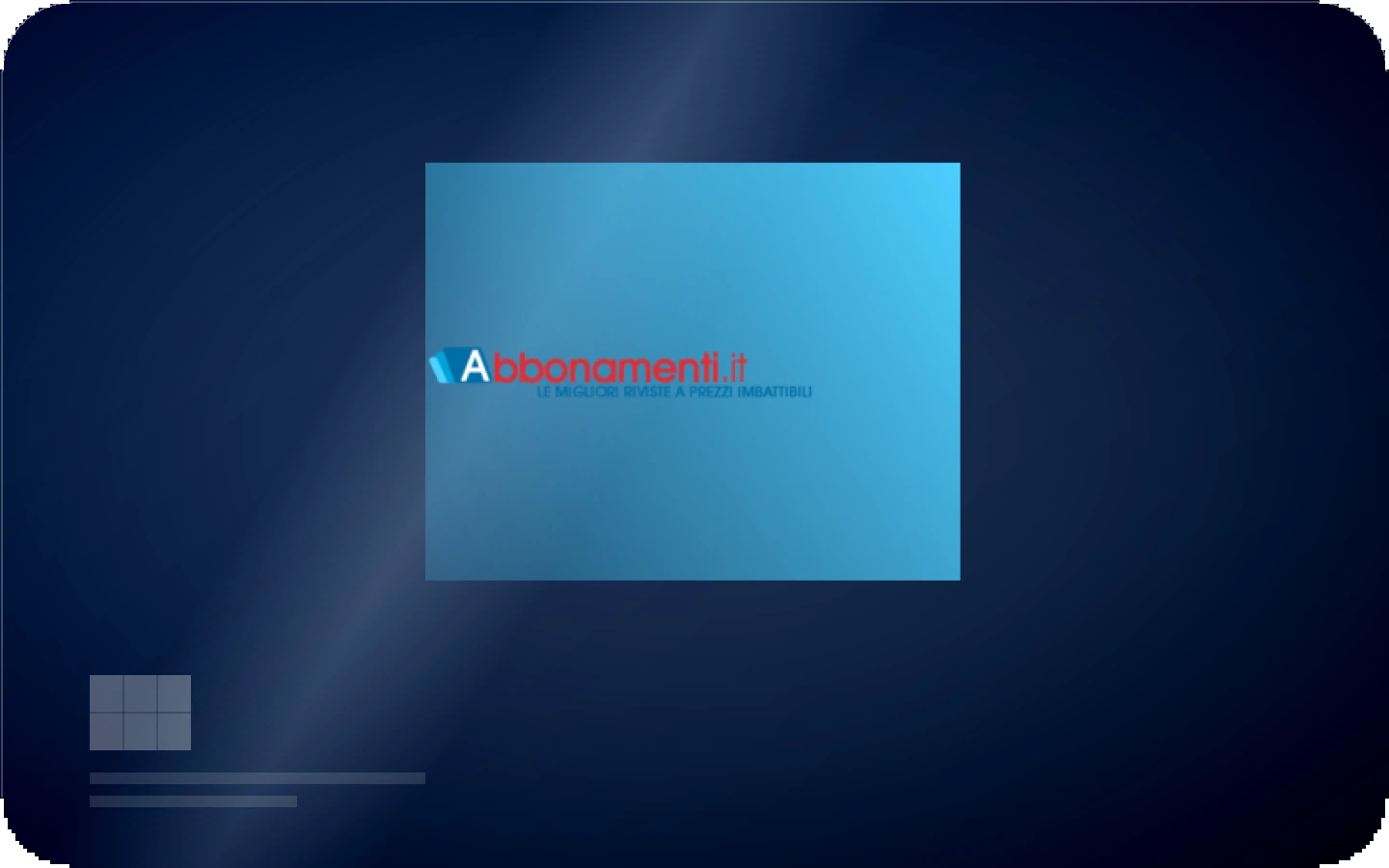 Abbonamenti gift card
