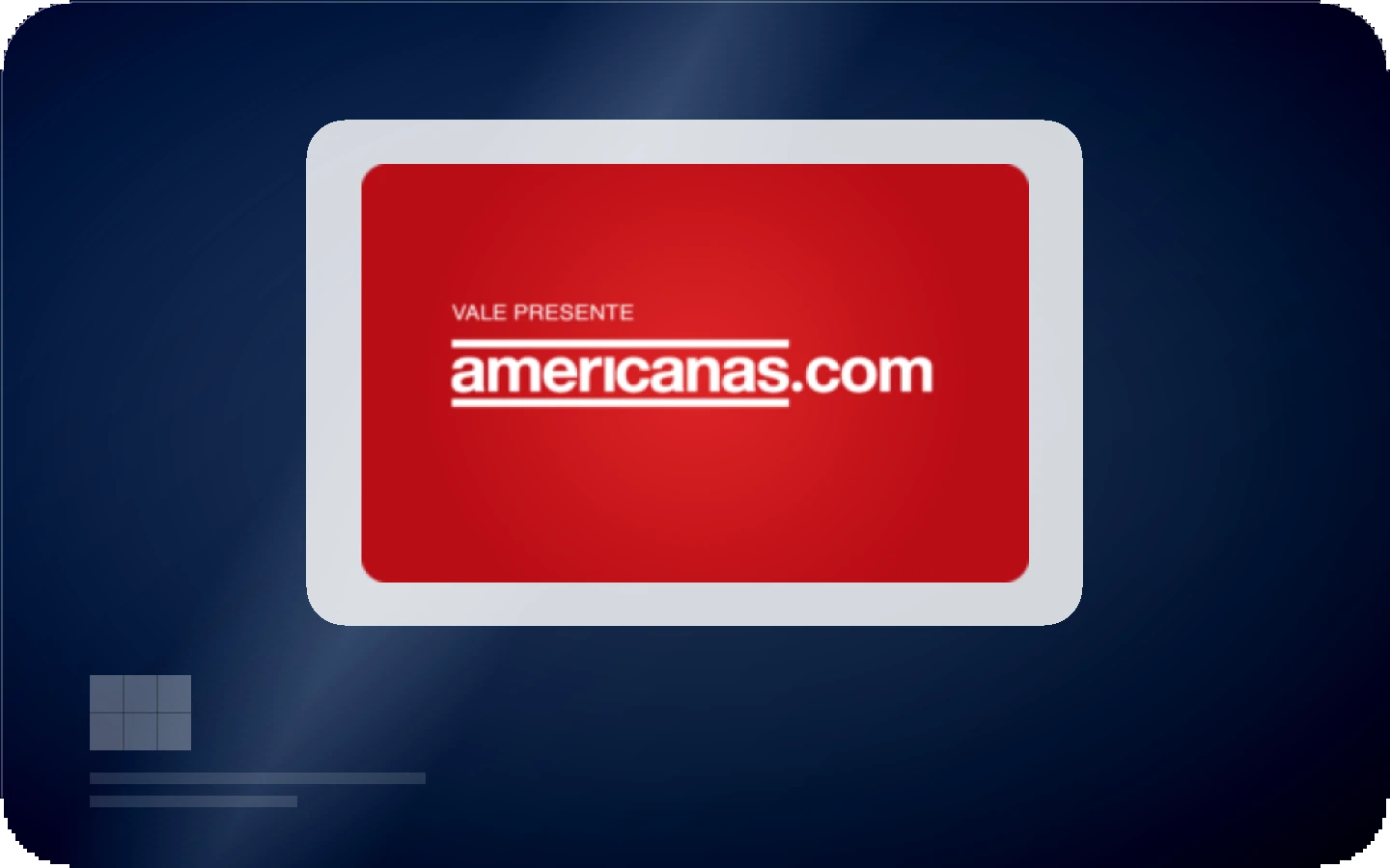 Americanas gift card