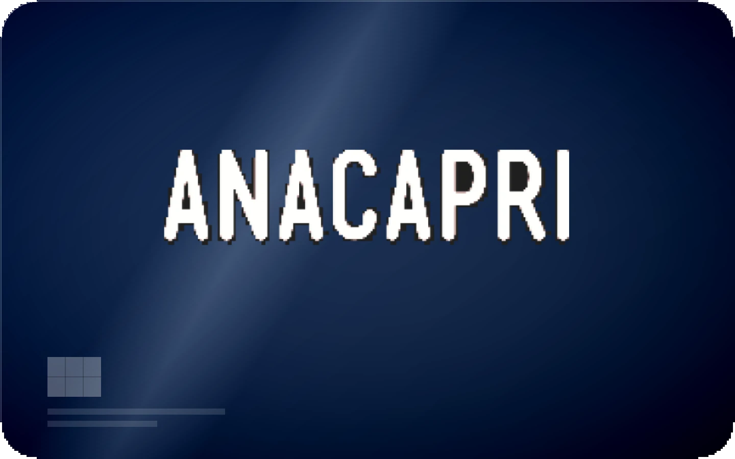 Anacapri gift card