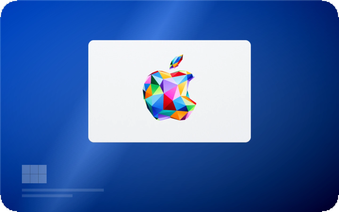 App Store &amp; iTunes gift card