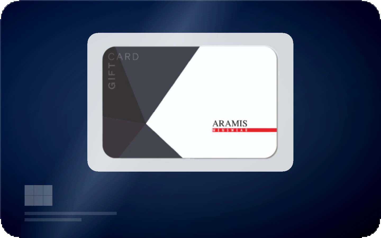 Aramis gift card