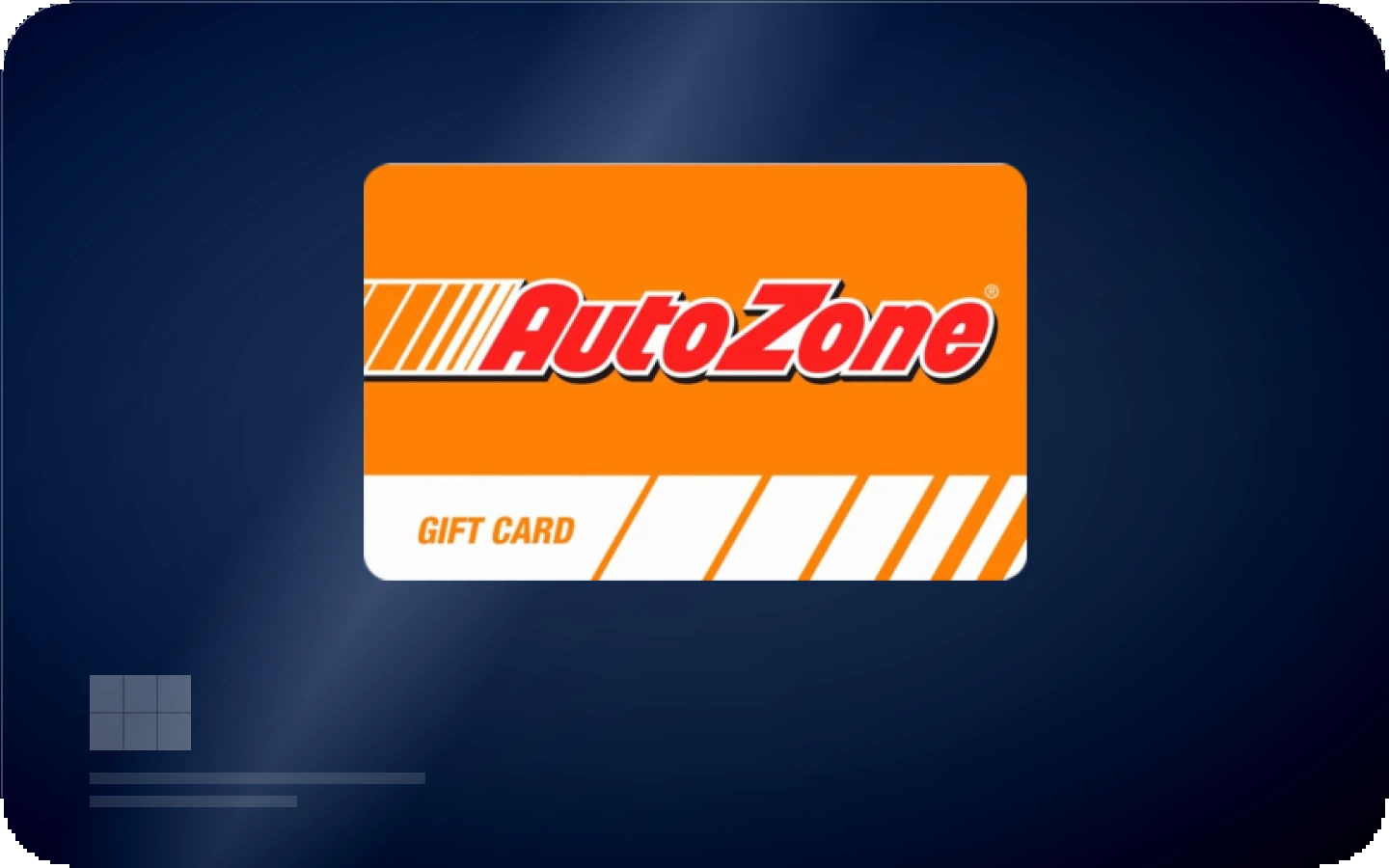 AutoZone gift card