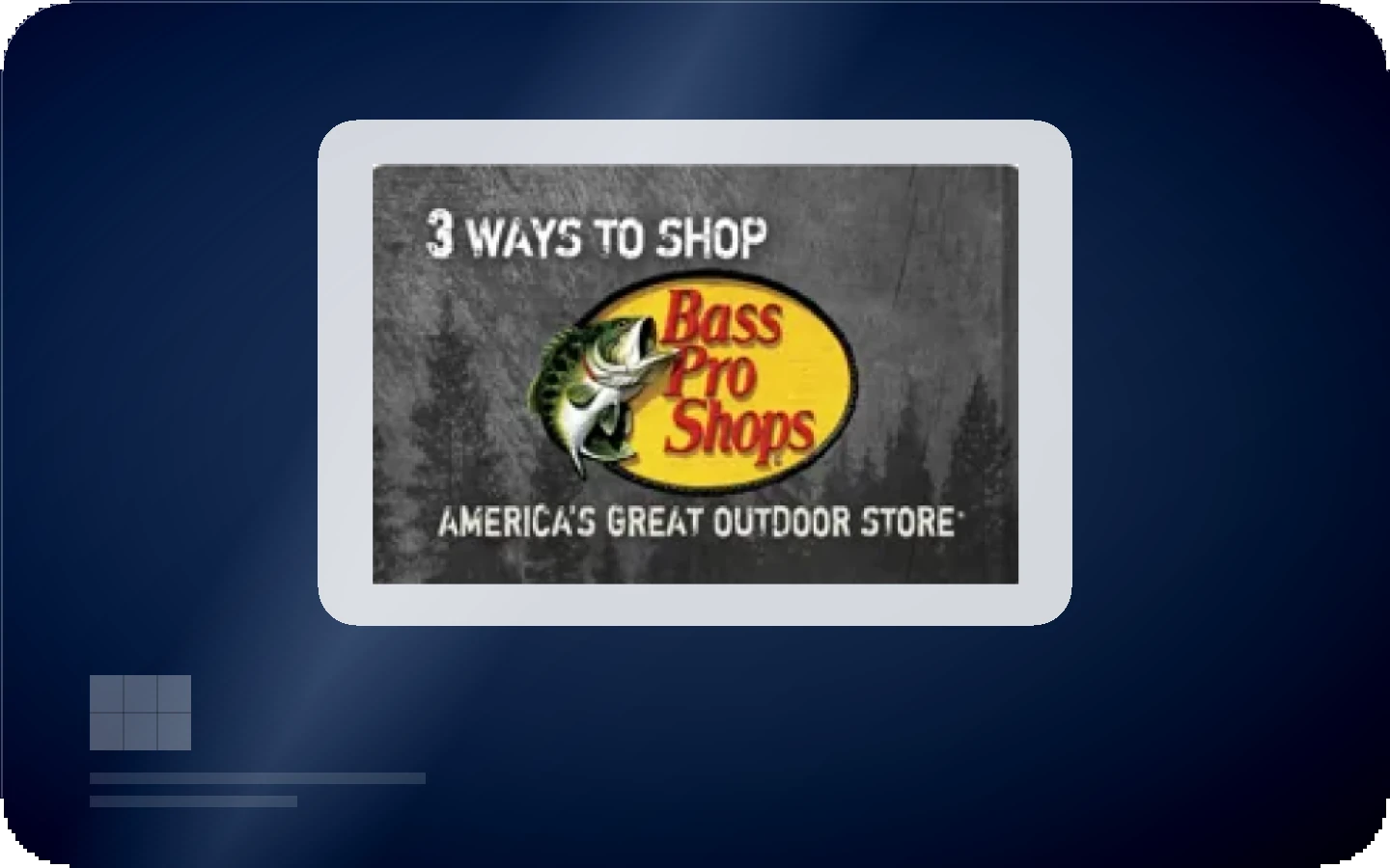 Bass Pro Shops gift card