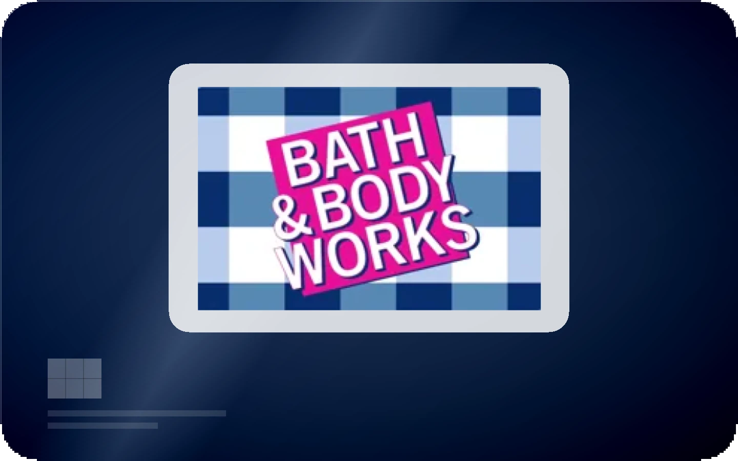 Bath & Body Works gift card