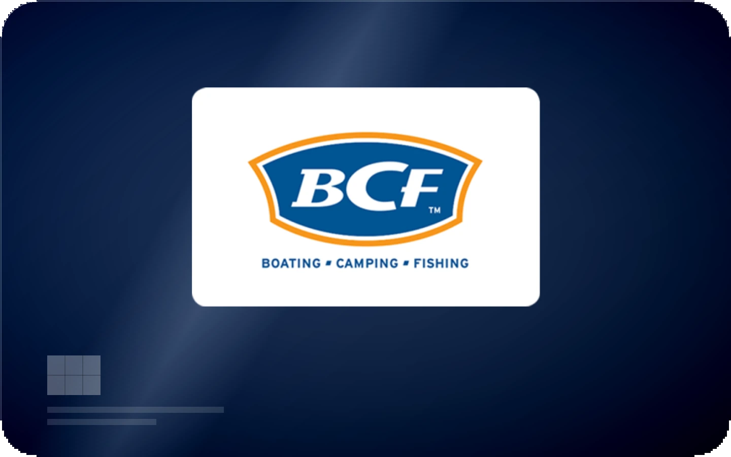 BCF gift card