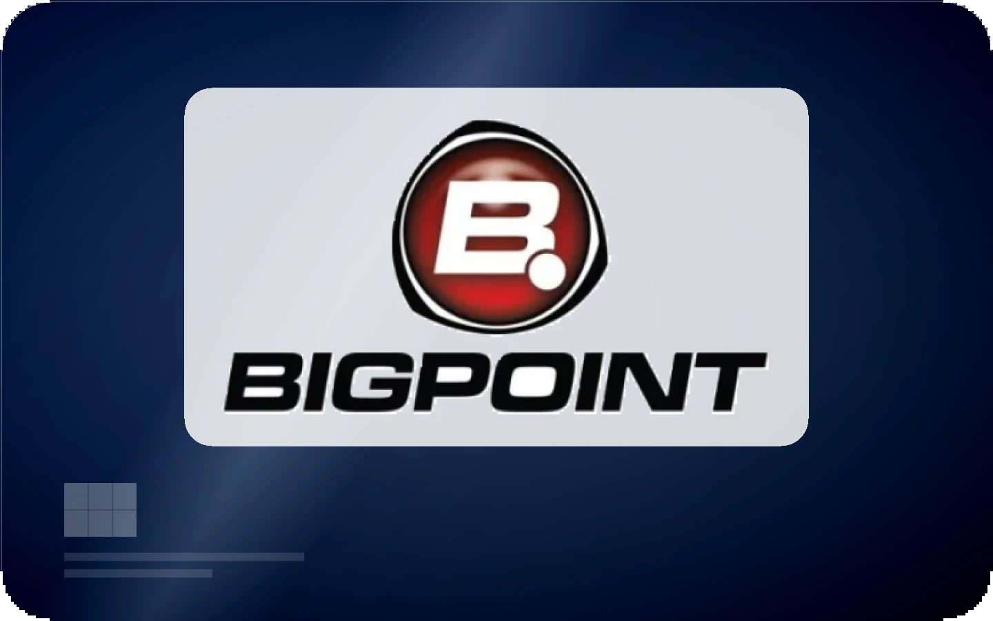 Big Point gift card