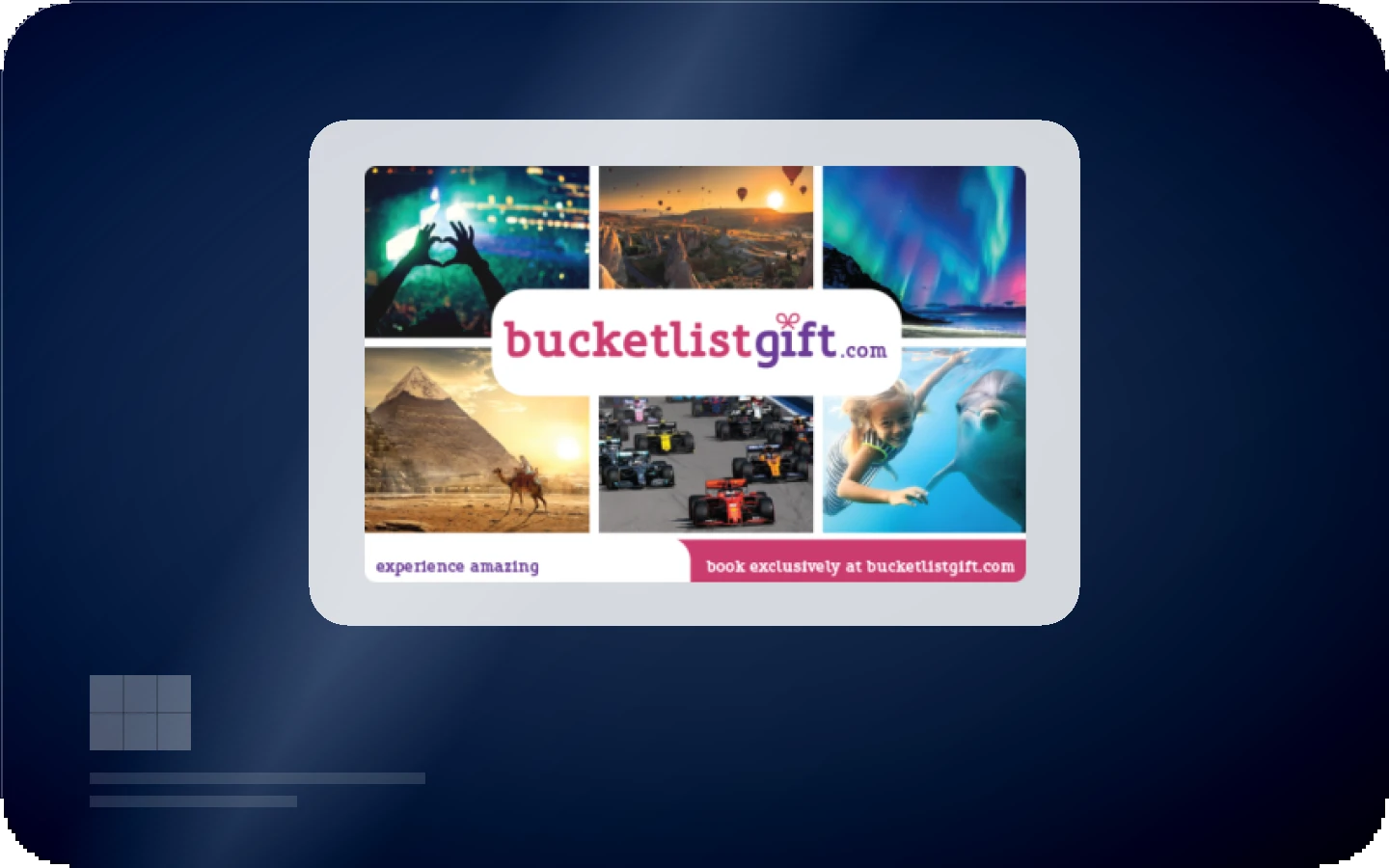 BucketlistGift gift card