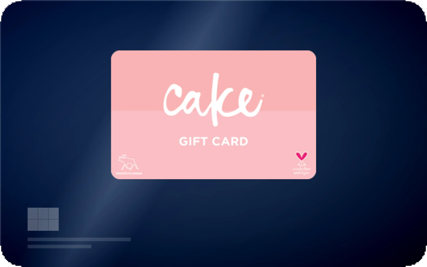 Cake Beauty gift card