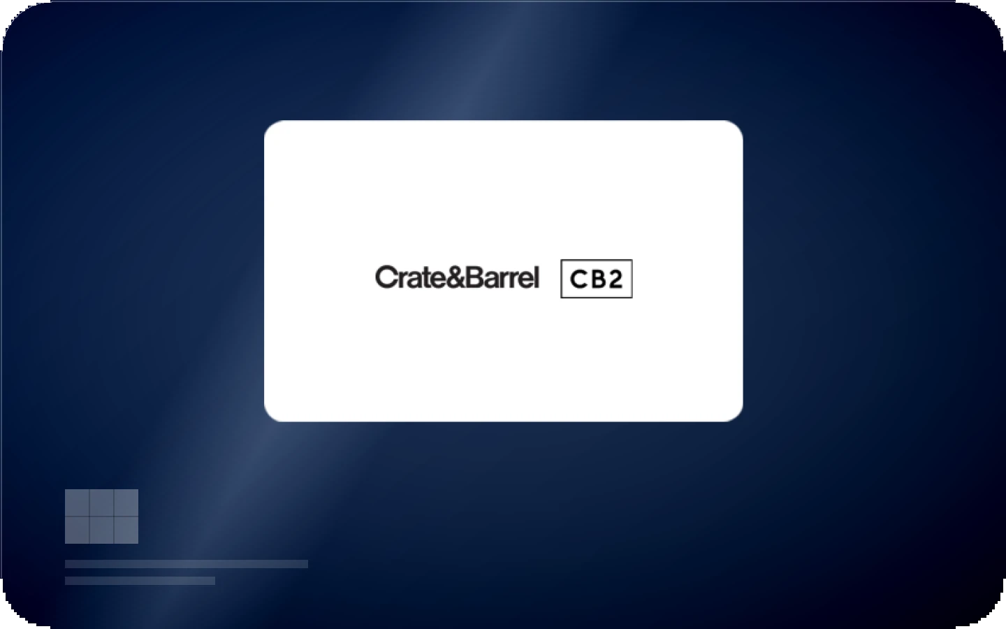 CB2 gift card