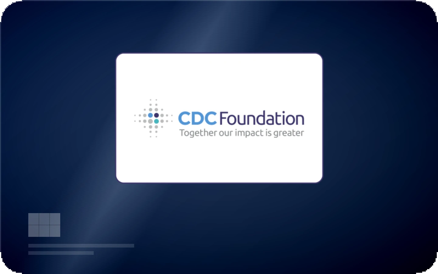 CDC Foundation gift card