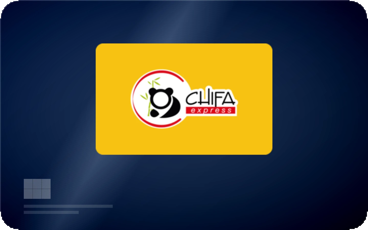 CHIFA Express gift card
