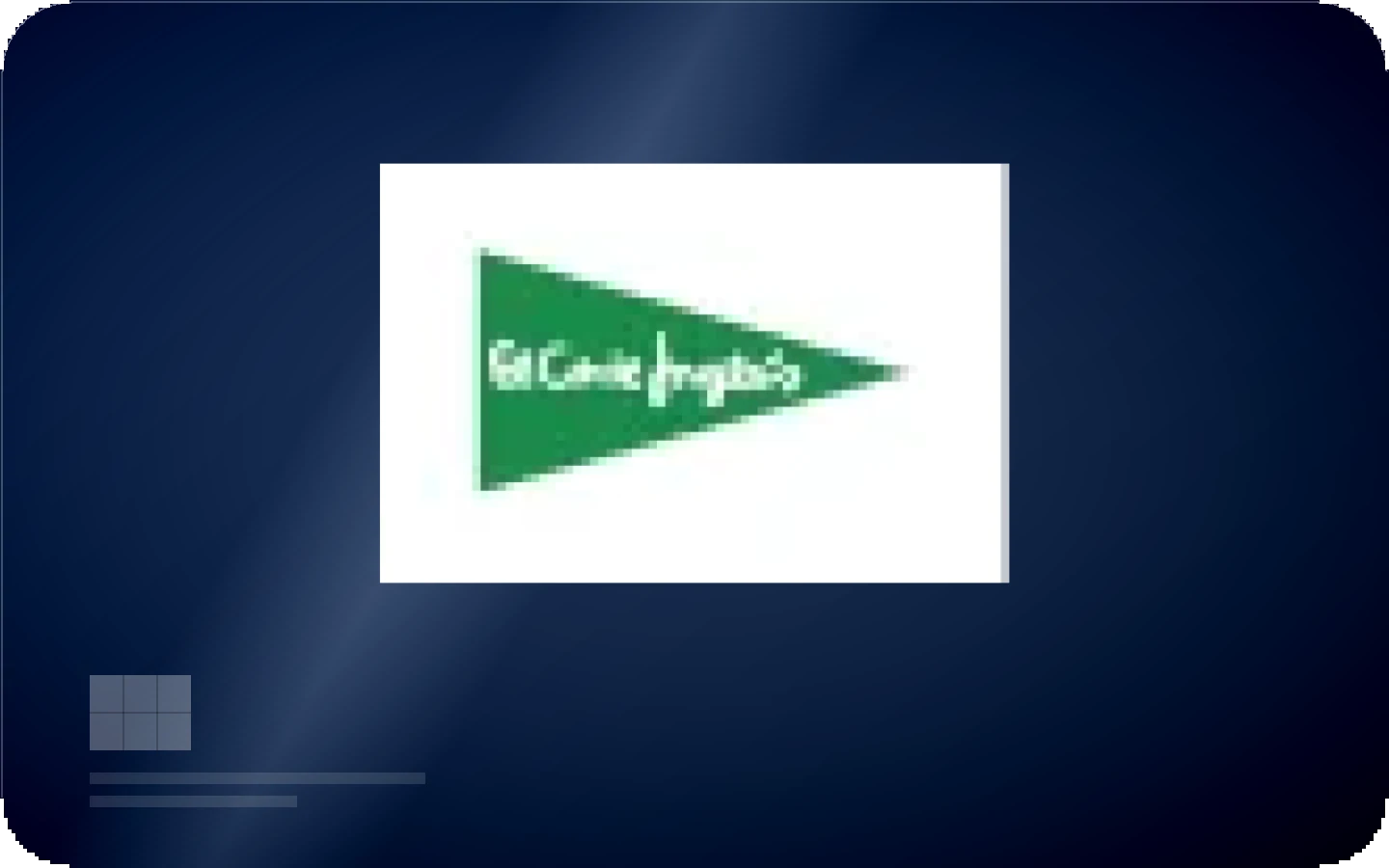 Corte Inglés gift card