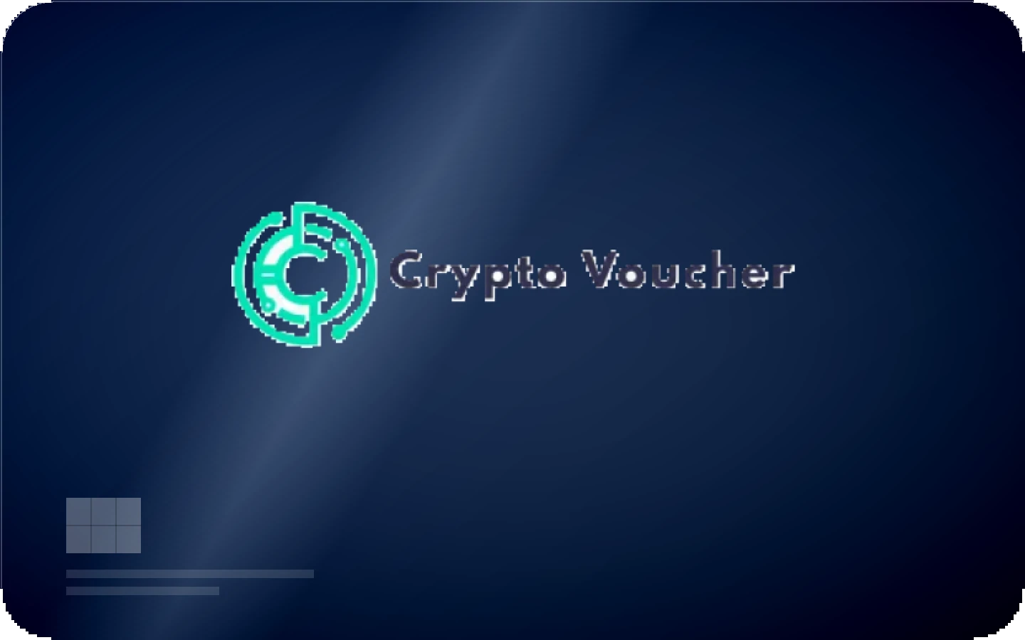 Crypto Voucher gift card