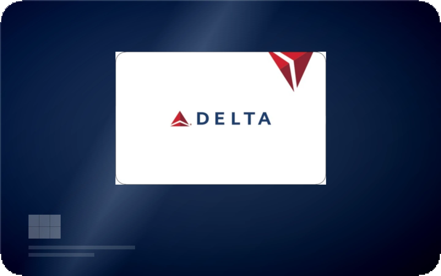 Delta gift card