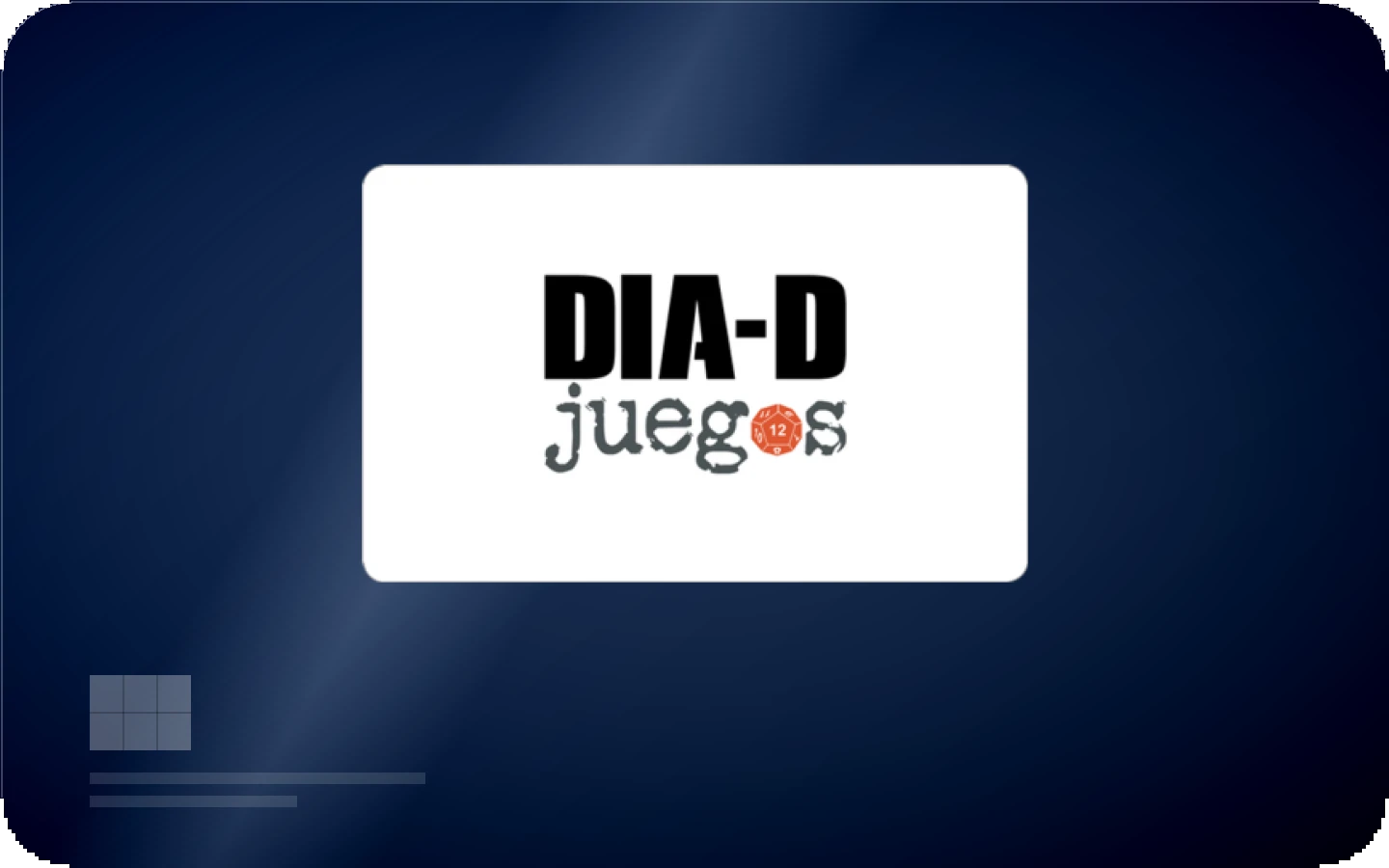 DIA-D juegos gift card