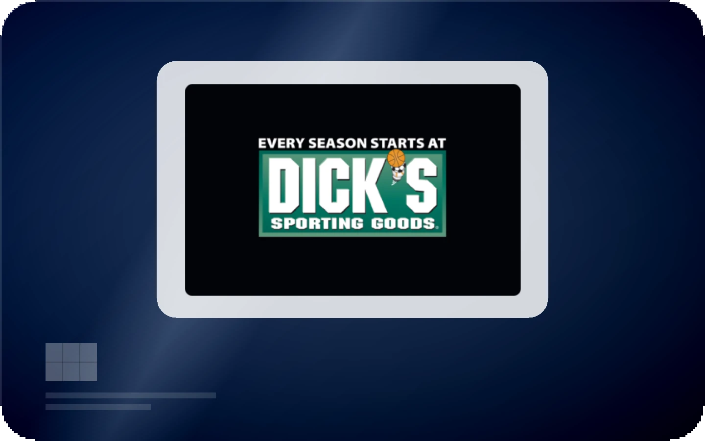 Dick's Sporting Goods gift card