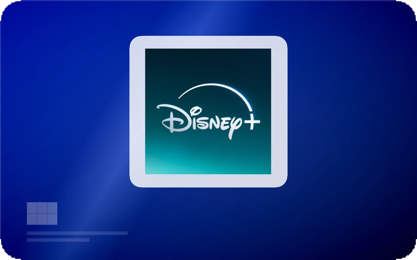 Disney+ gift card
