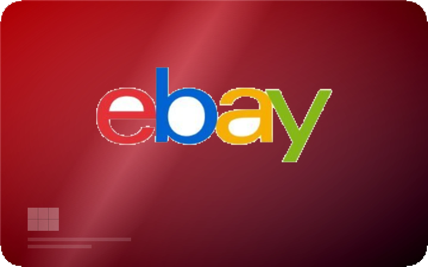 eBay gift card