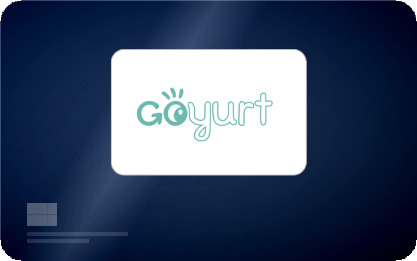 Goyurt gift card