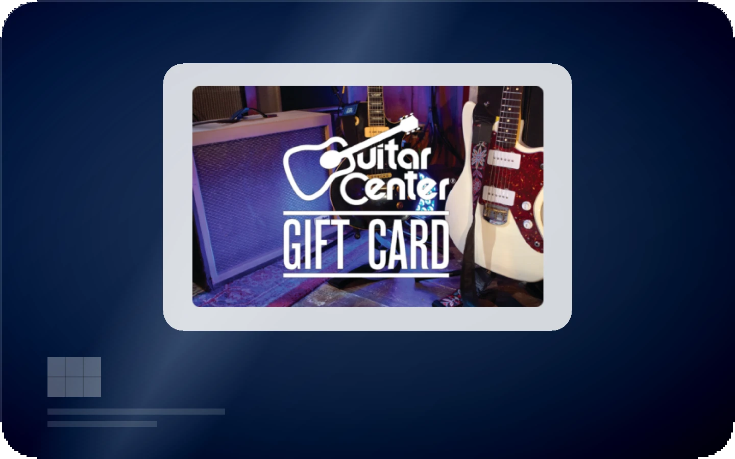 Guitar Center gift card