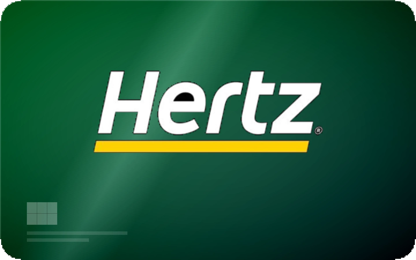Hertz gift card