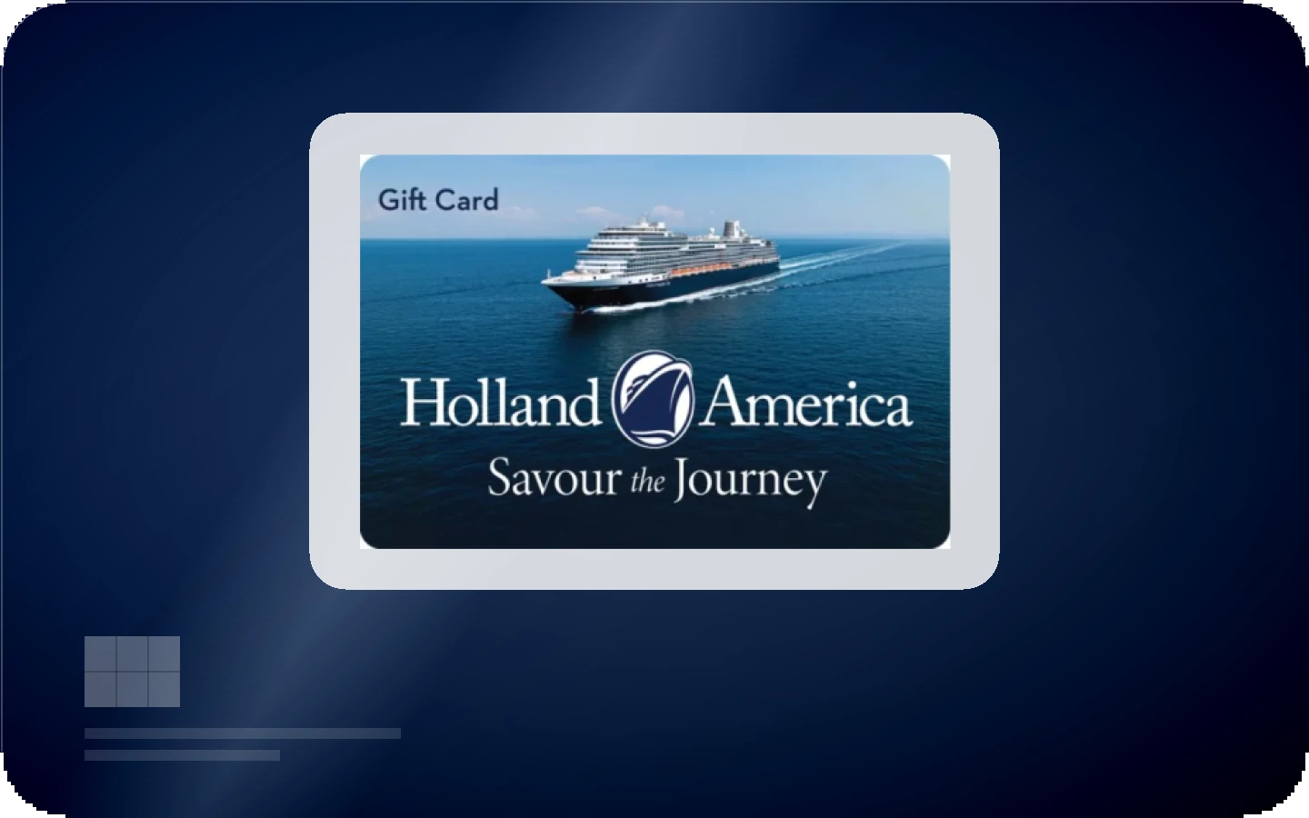 Holland America Line US gift card