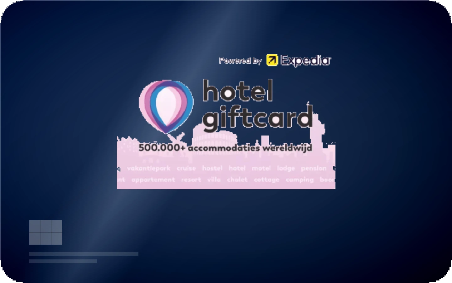 Hotel gift card