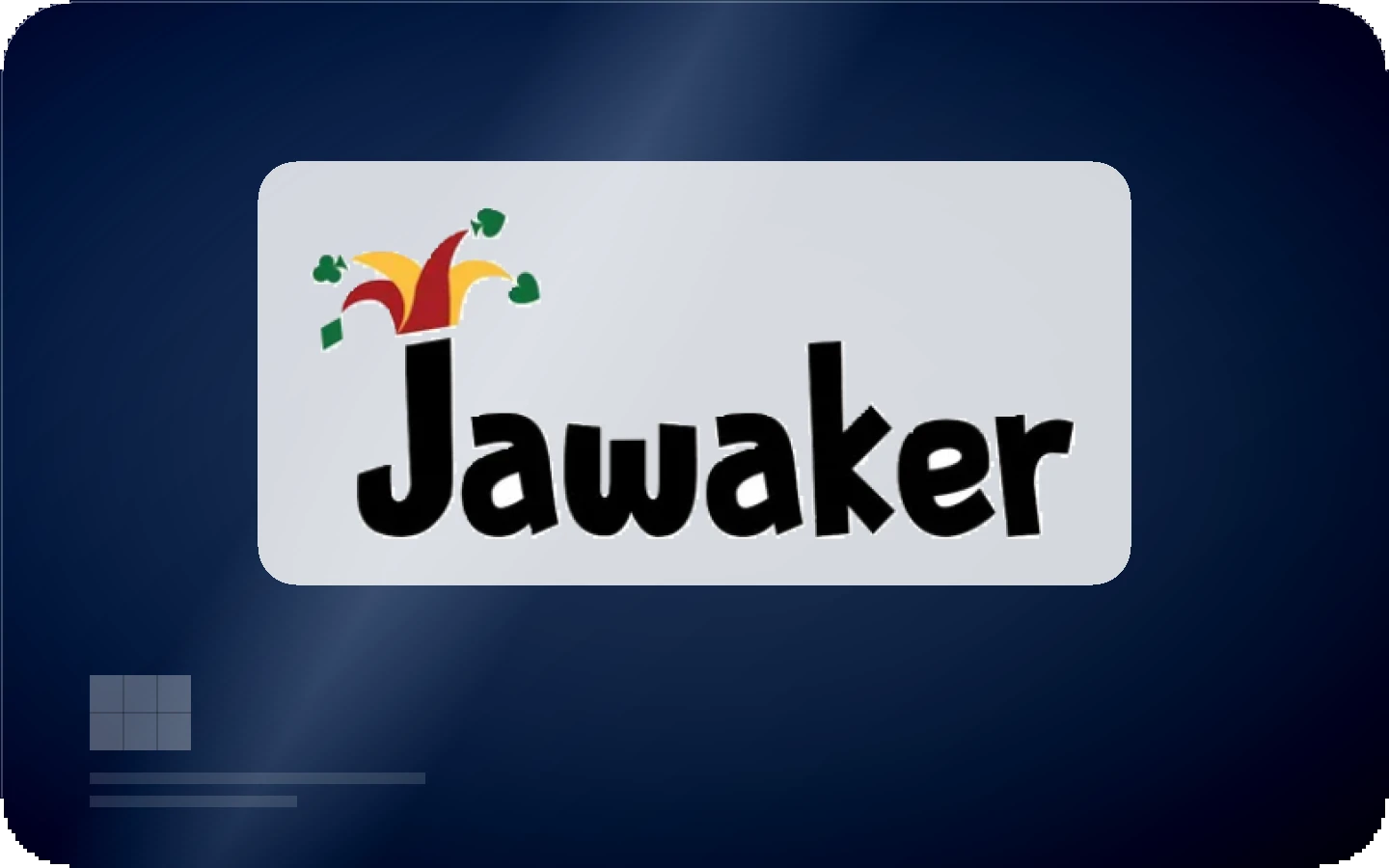 Jawaker gift card
