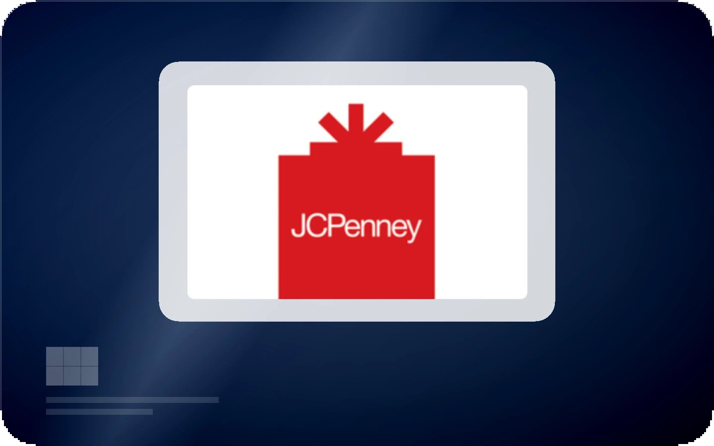 JCPenney gift card