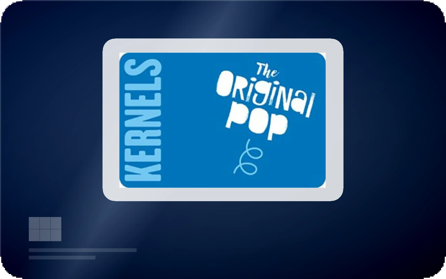 Kernels Popcorn gift card
