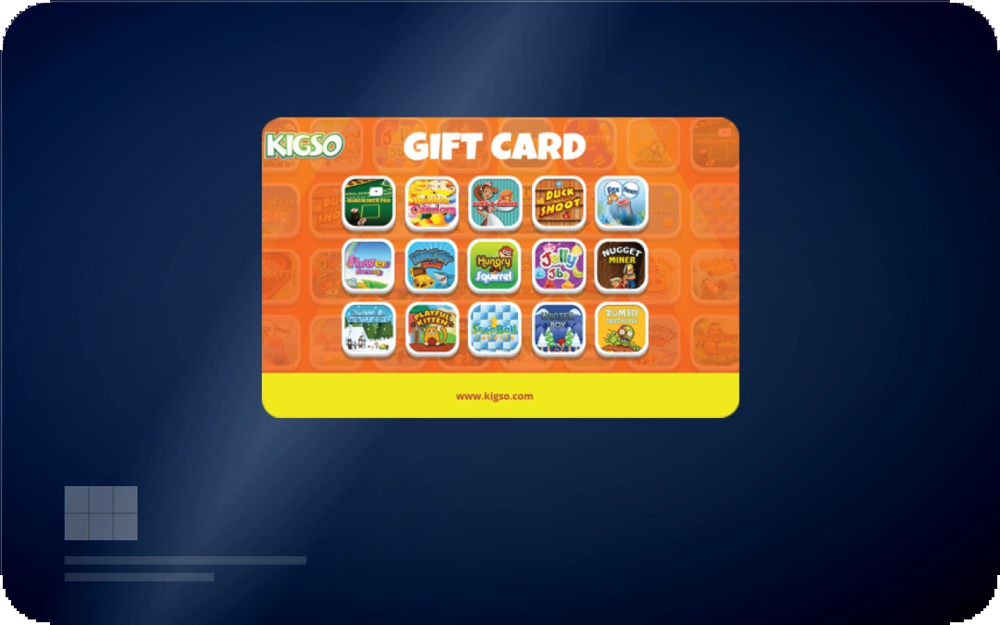 Kigso gift card