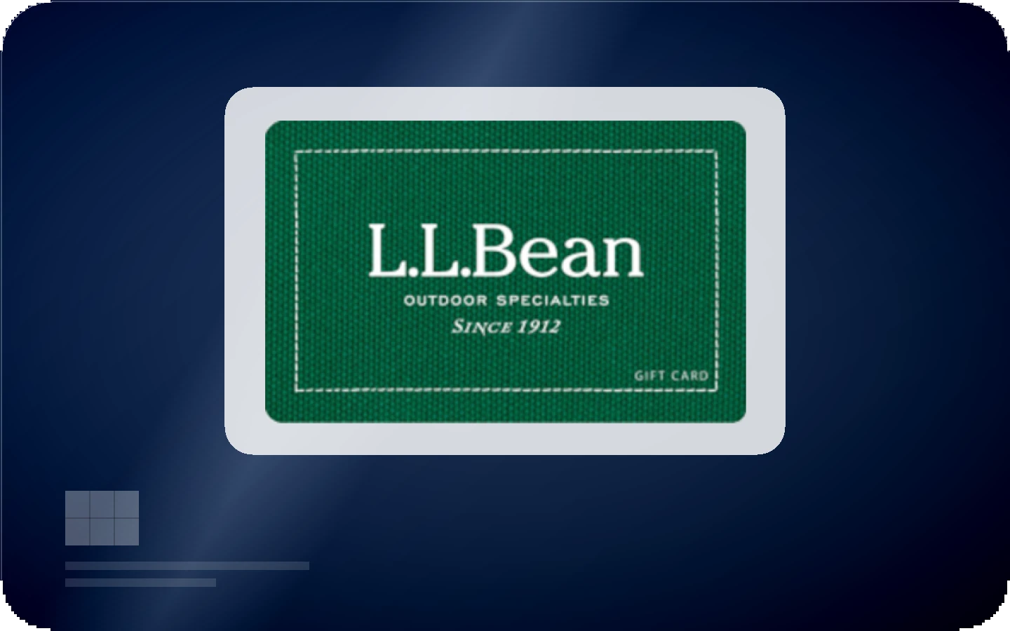 L.L. Bean gift card