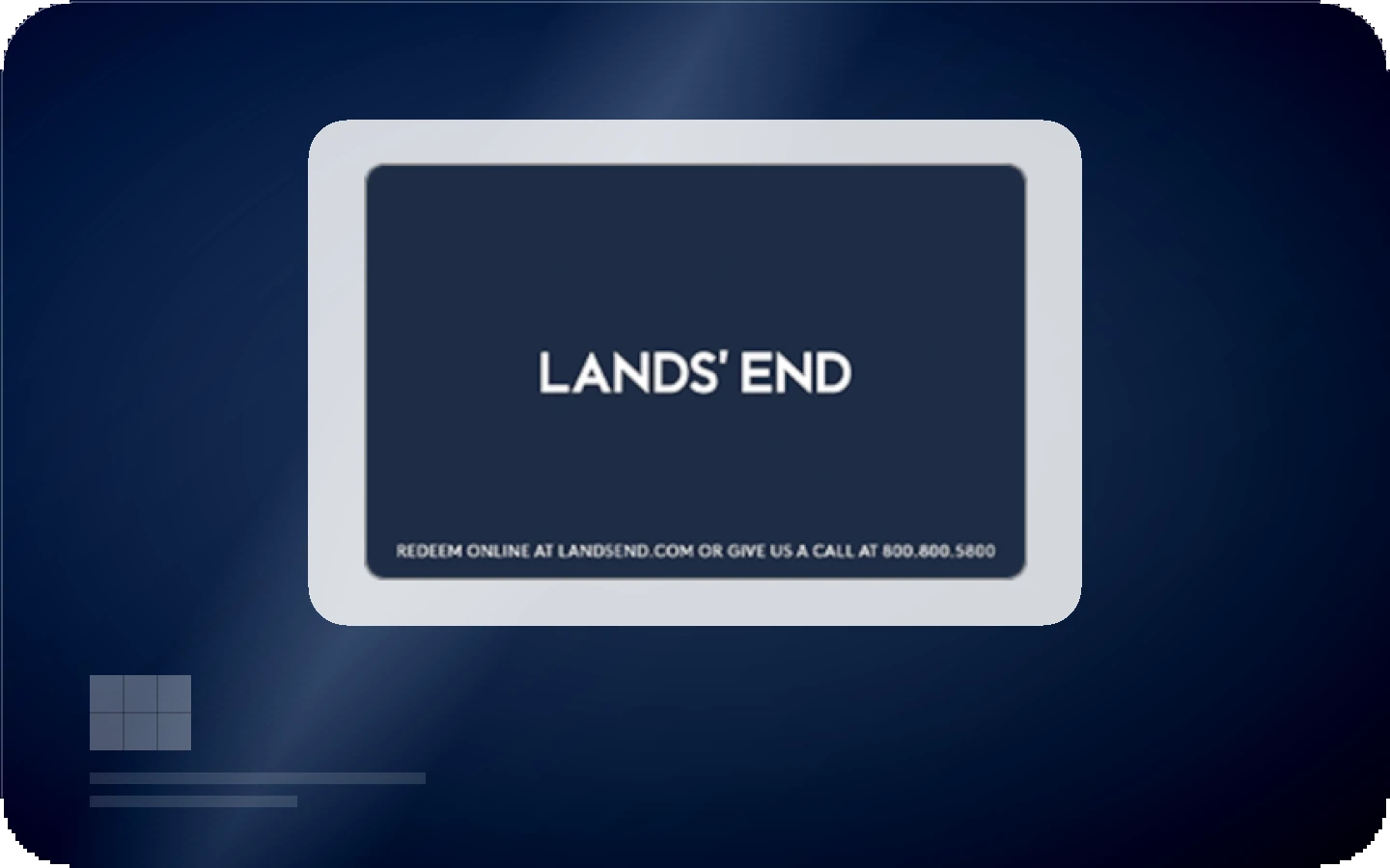 Land's End gift card
