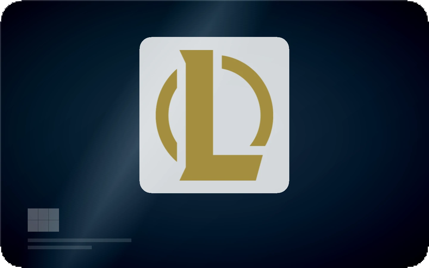 League of Legends gift card