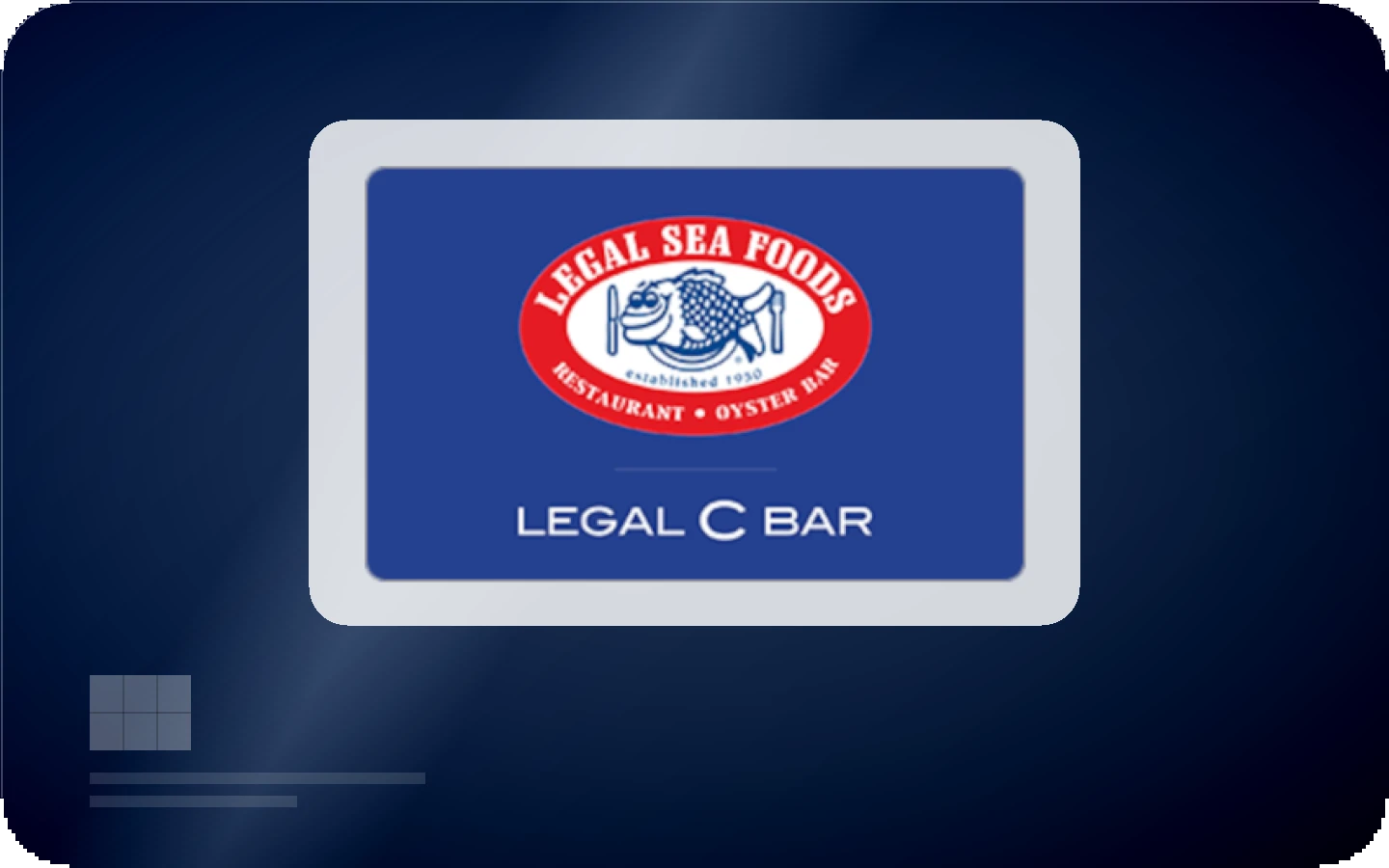 Legal Sea Foods gift card