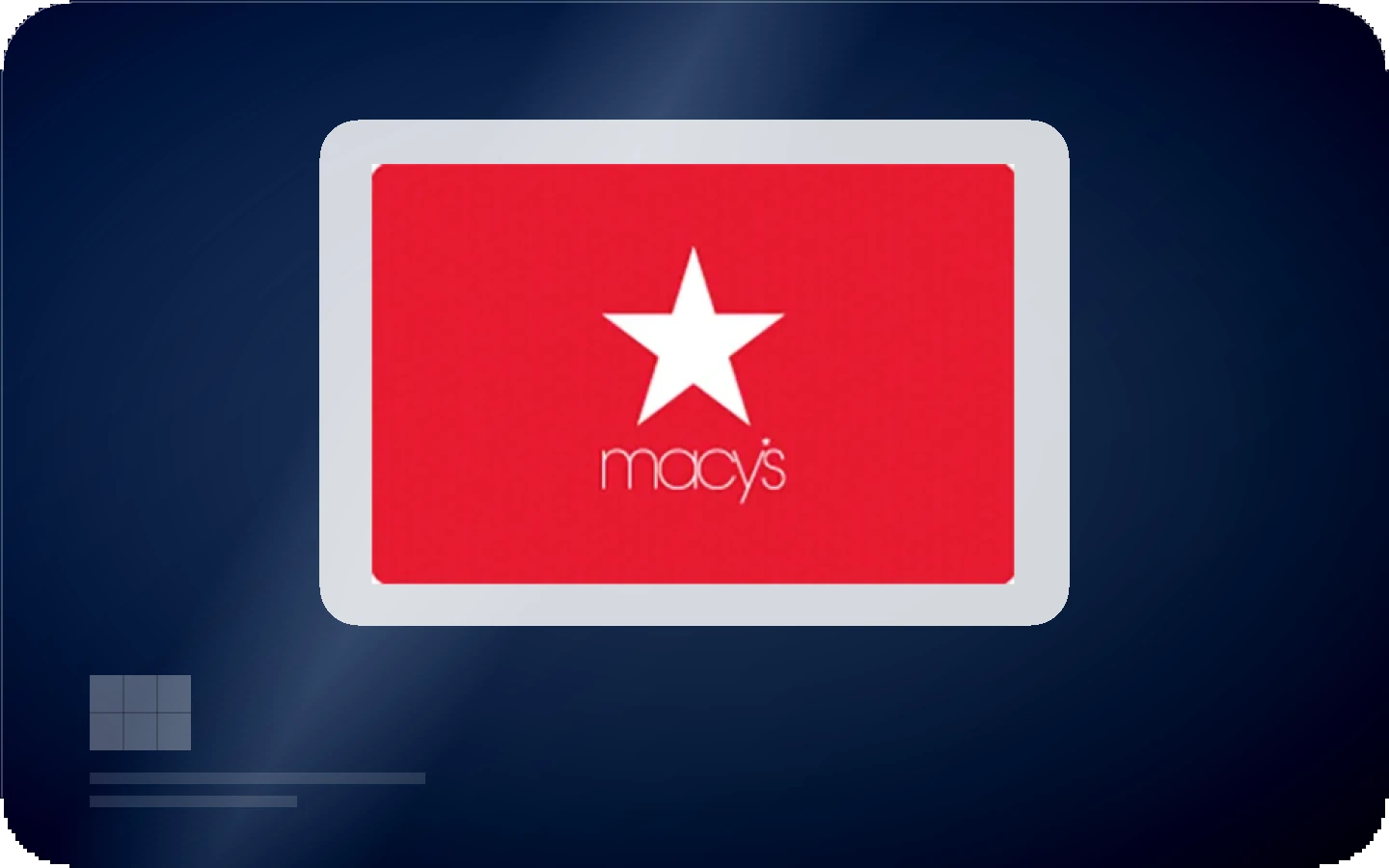 Macy's gift card