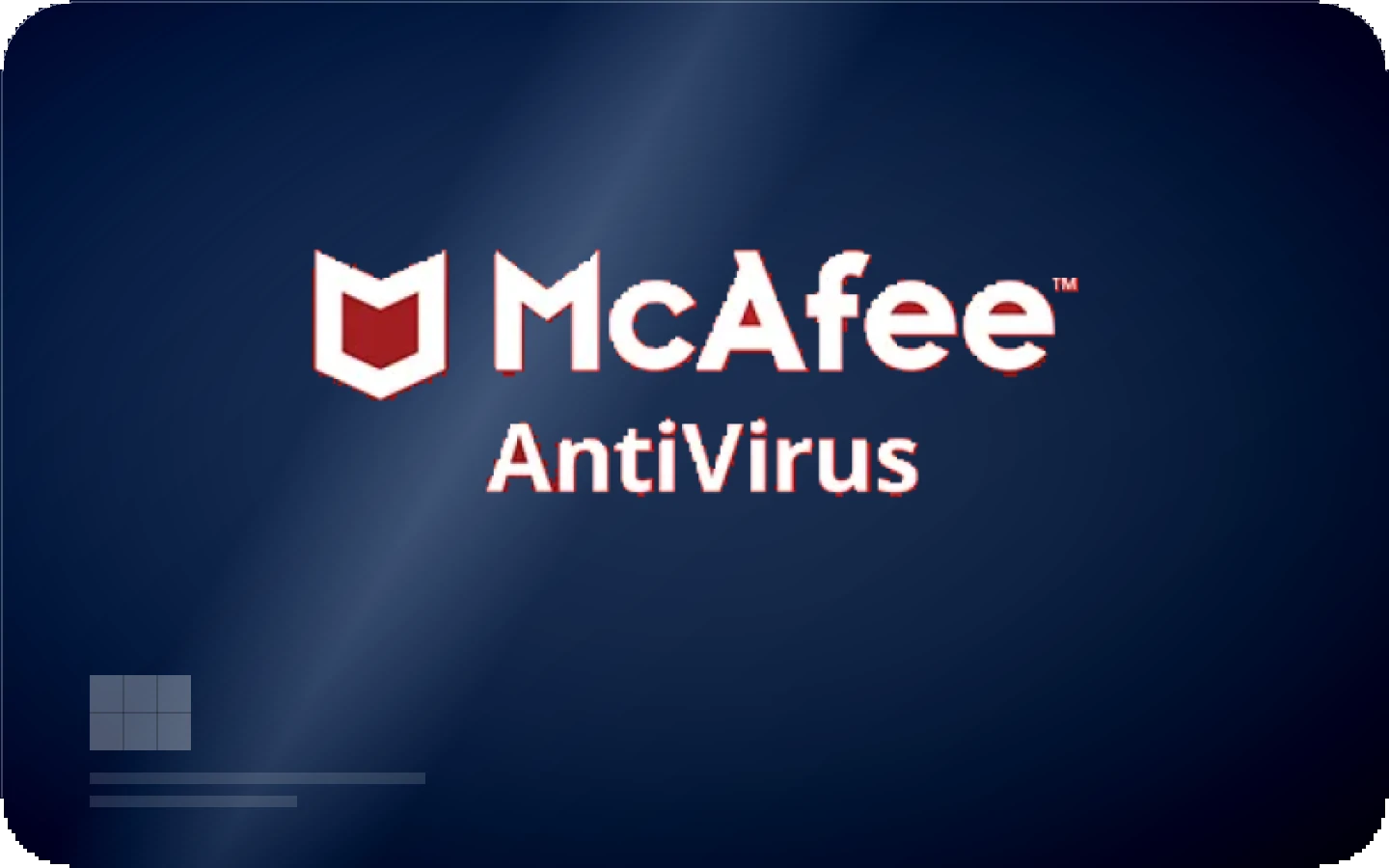 McAfee gift card