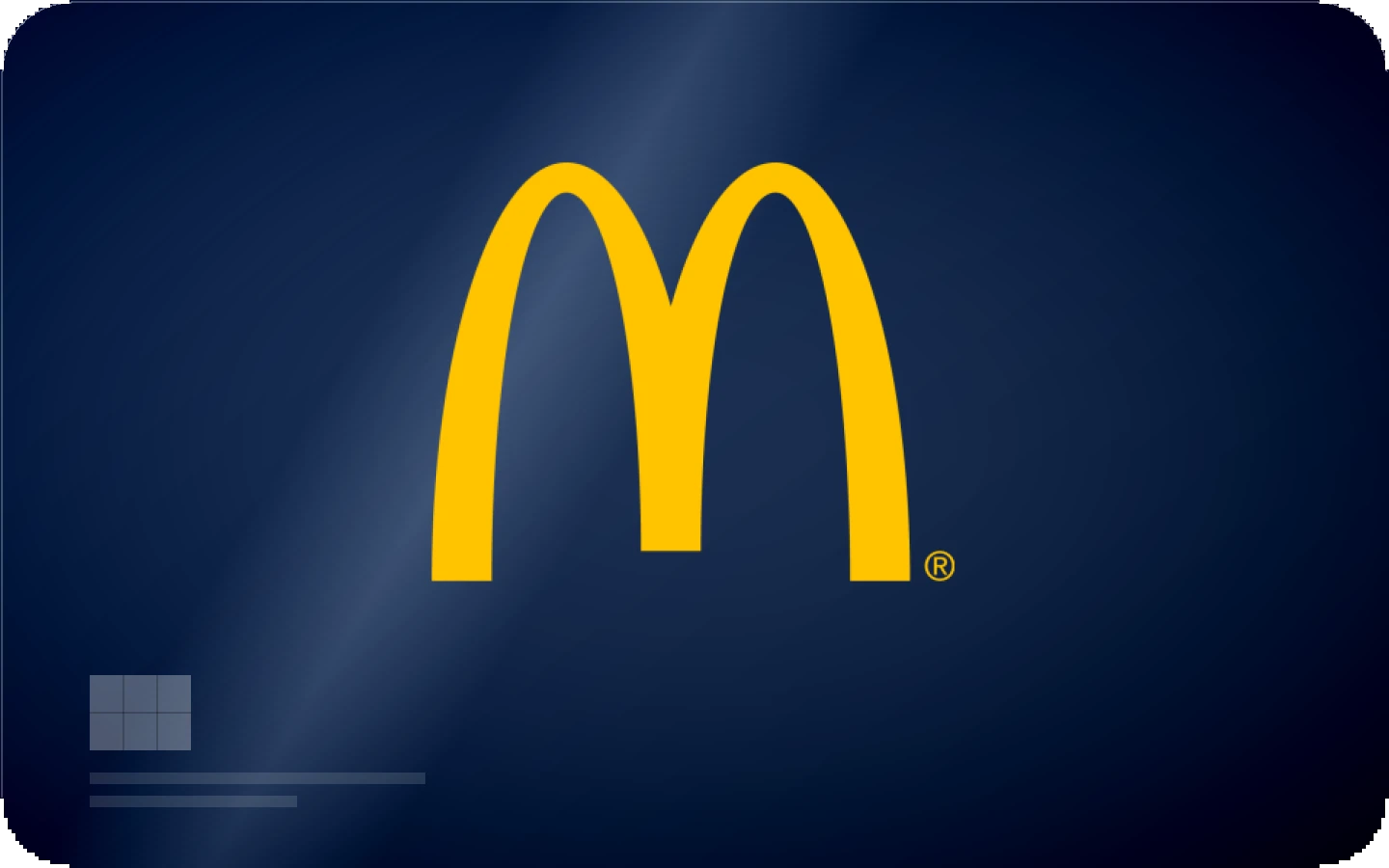 McDonald's gift card