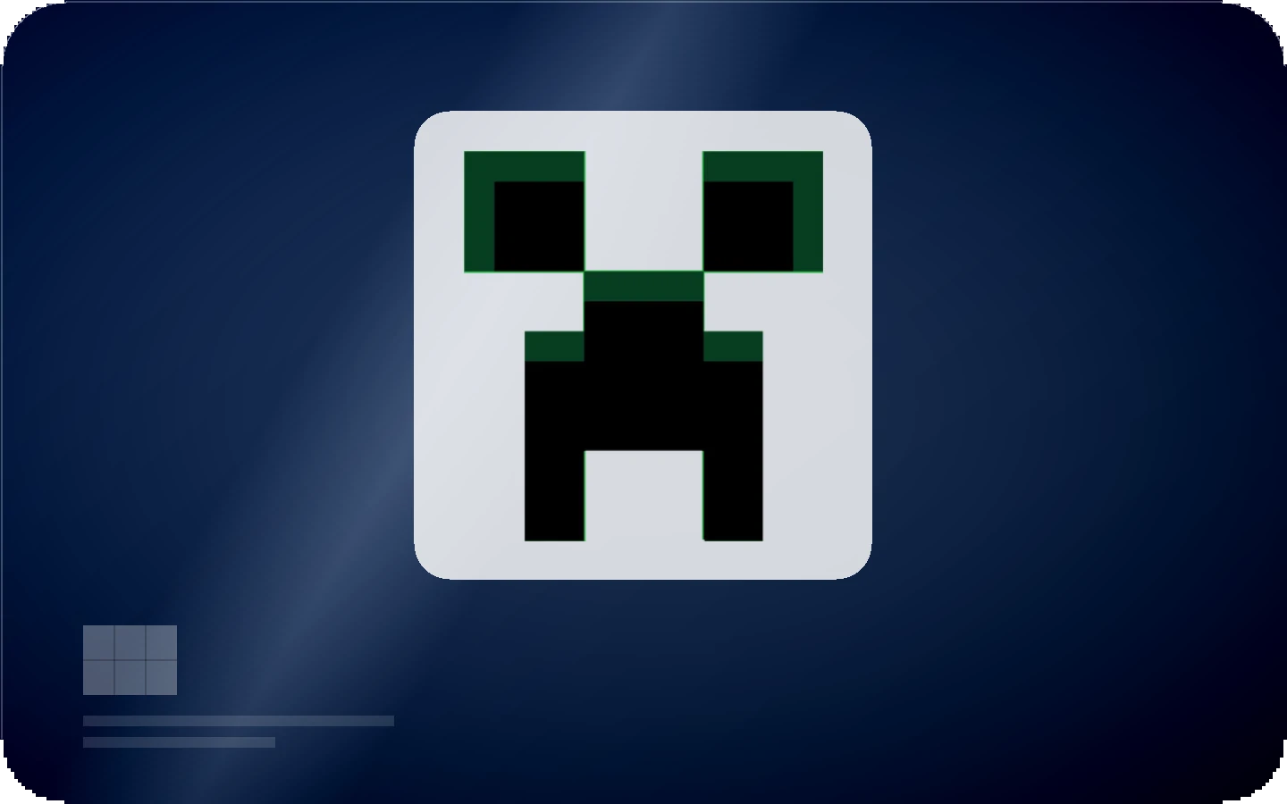 Minecraft gift card