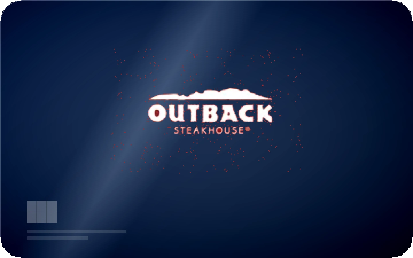 Outback Steakhouse gift card