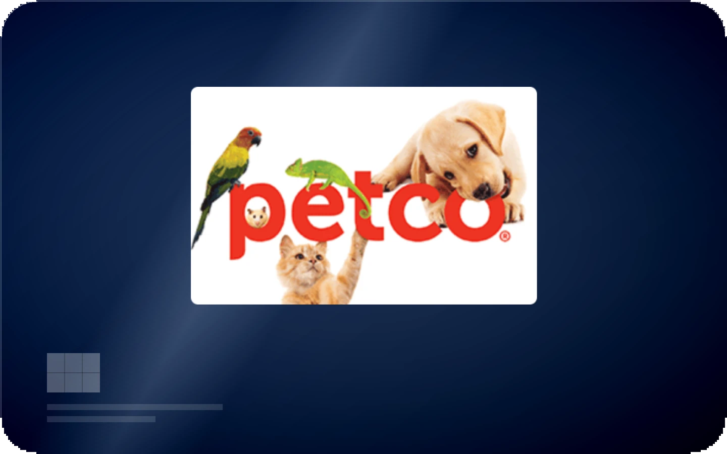 Petco gift card