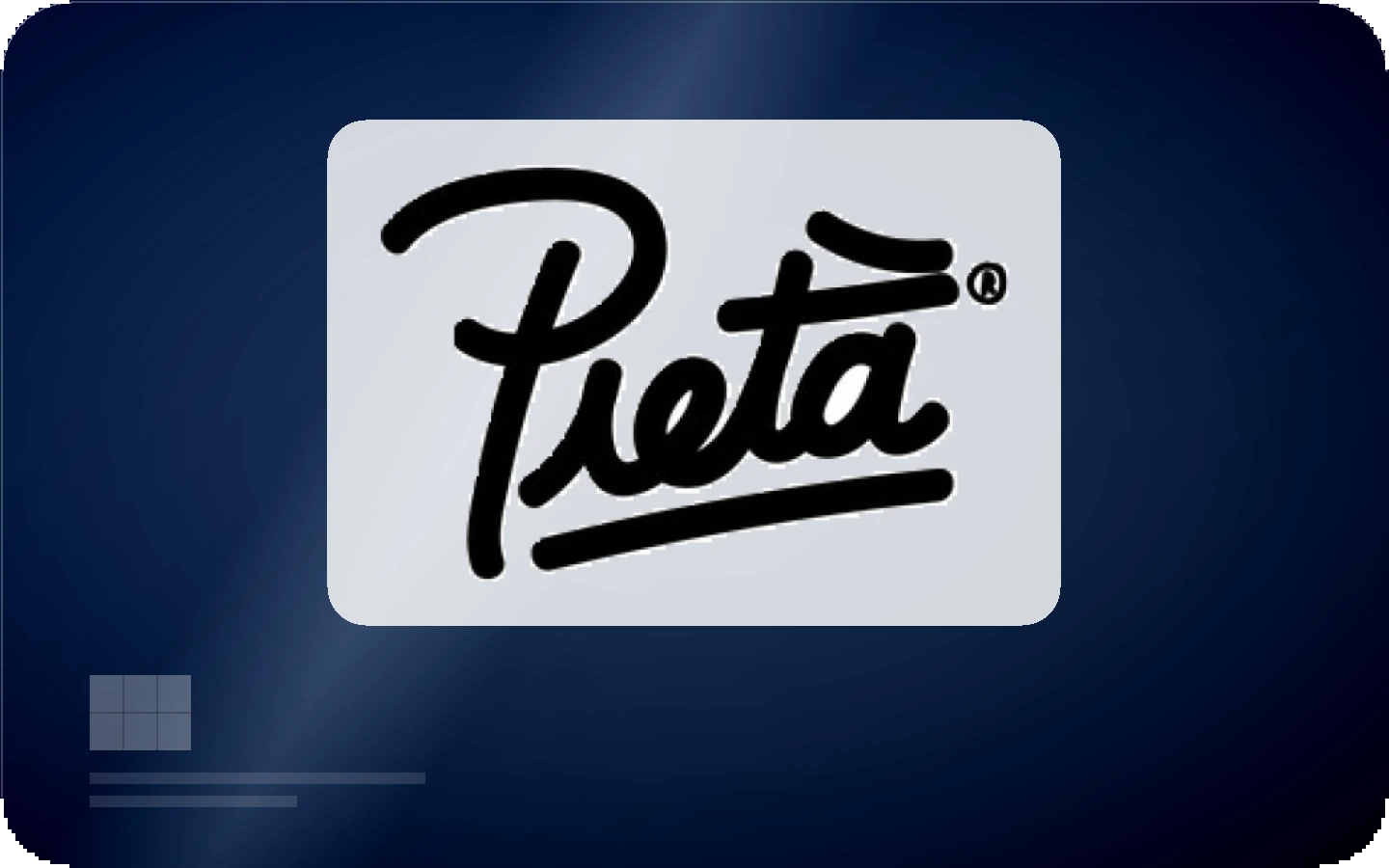 Pieta gift card
