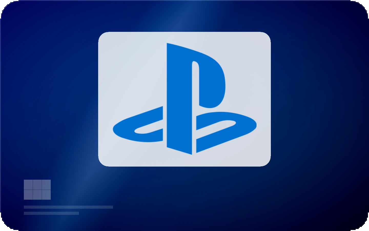 PlayStation gift card
