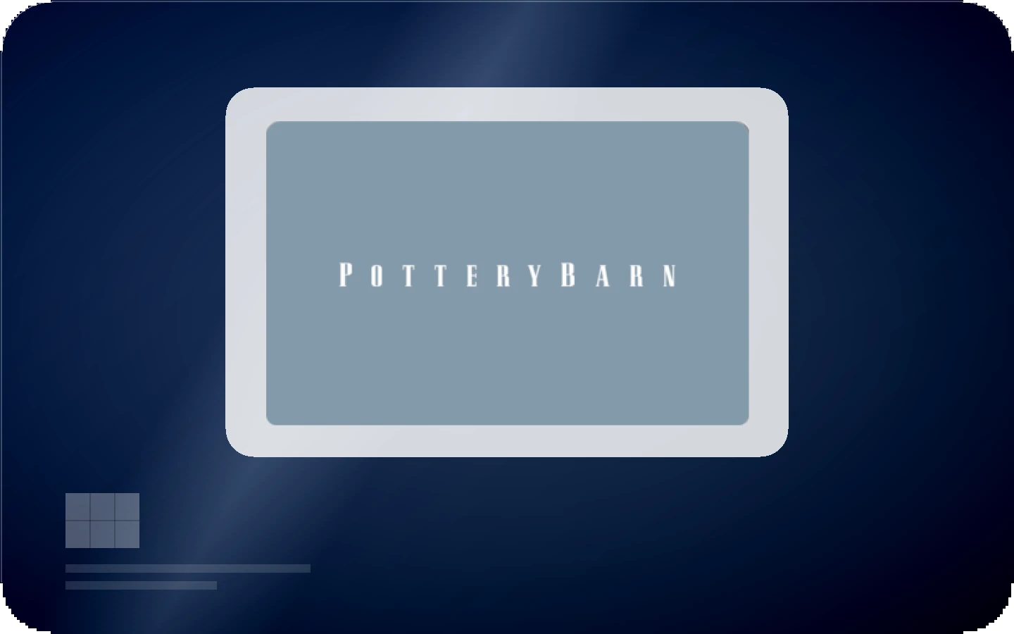 Pottery Barn gift card