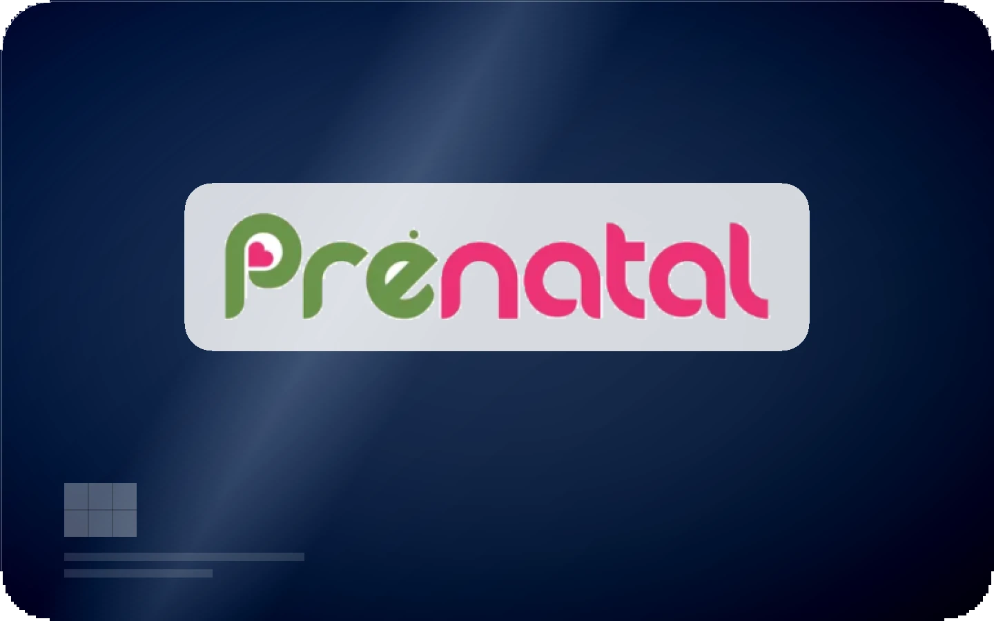 Prenatal gift card