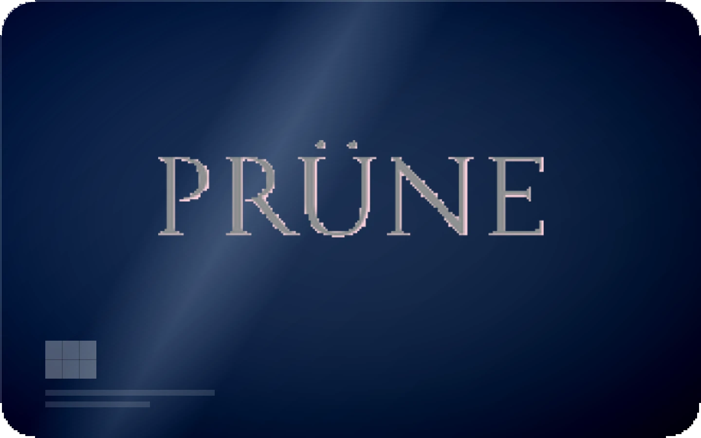 Prune gift card