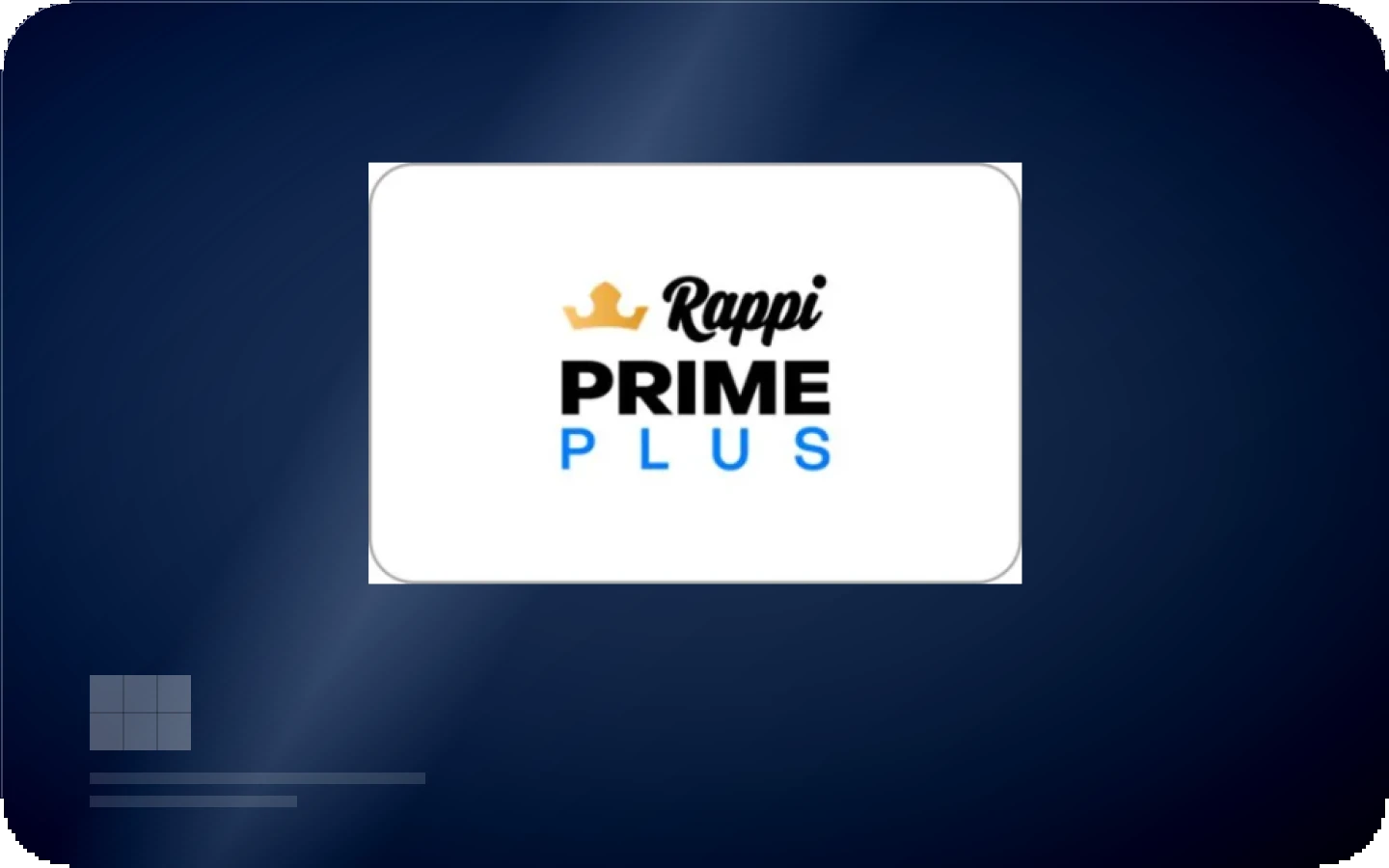 Rappi Prime Plus gift card
