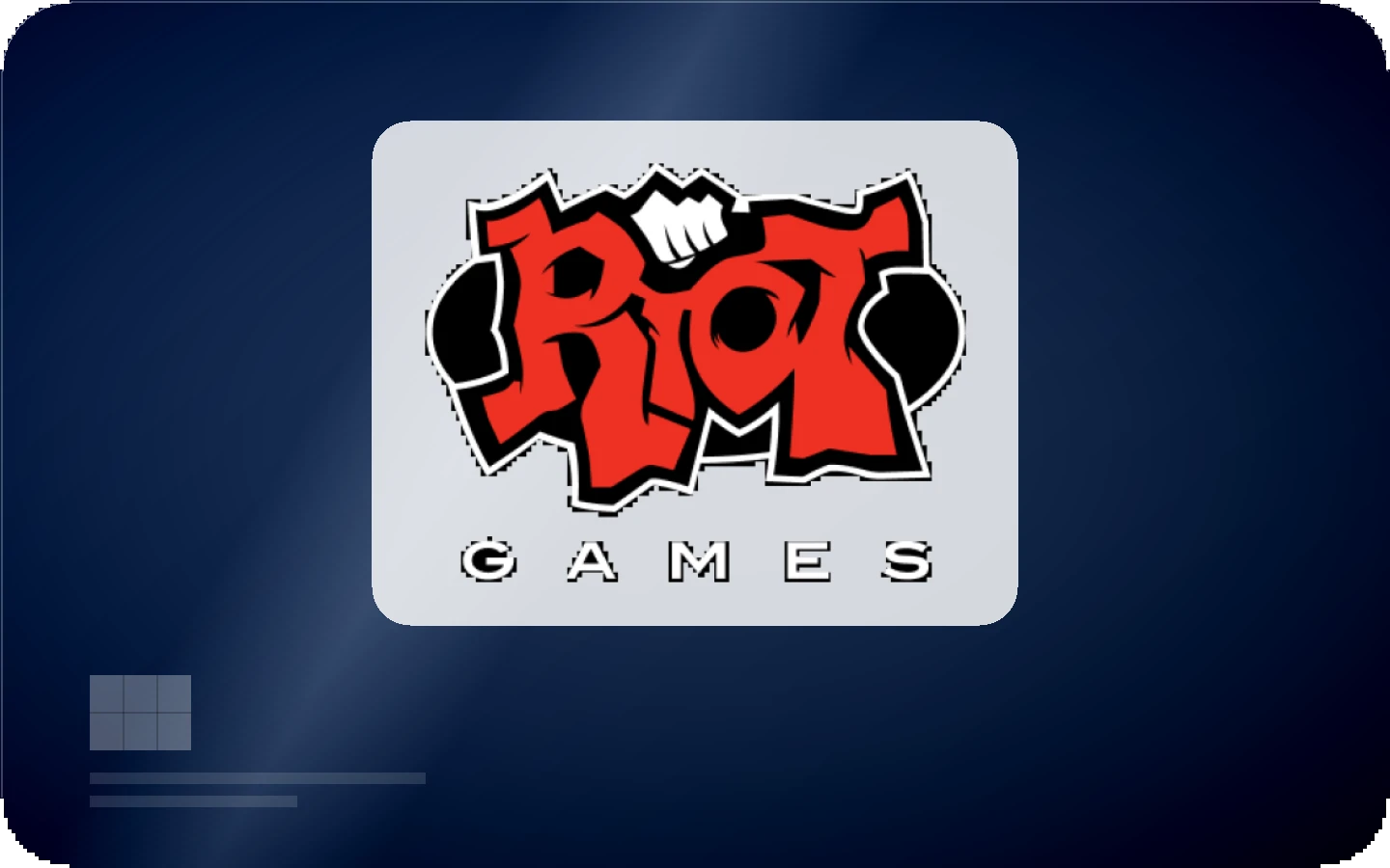 Riot Access gift card