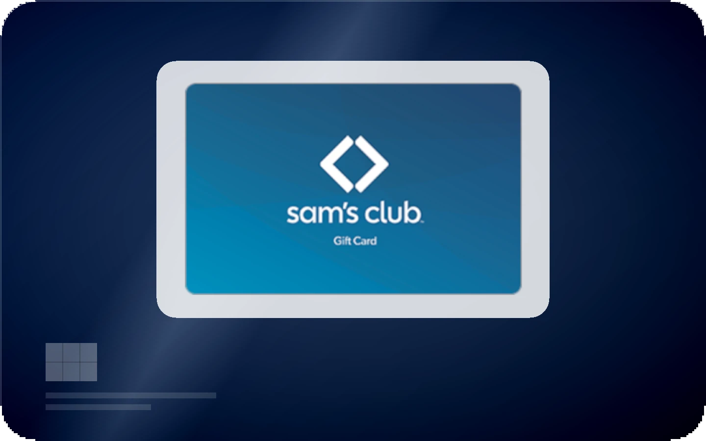 Sam's Club gift card